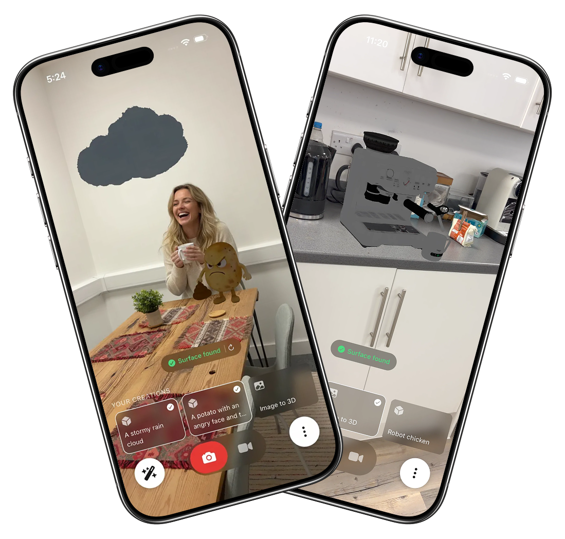 Play AR on two phones