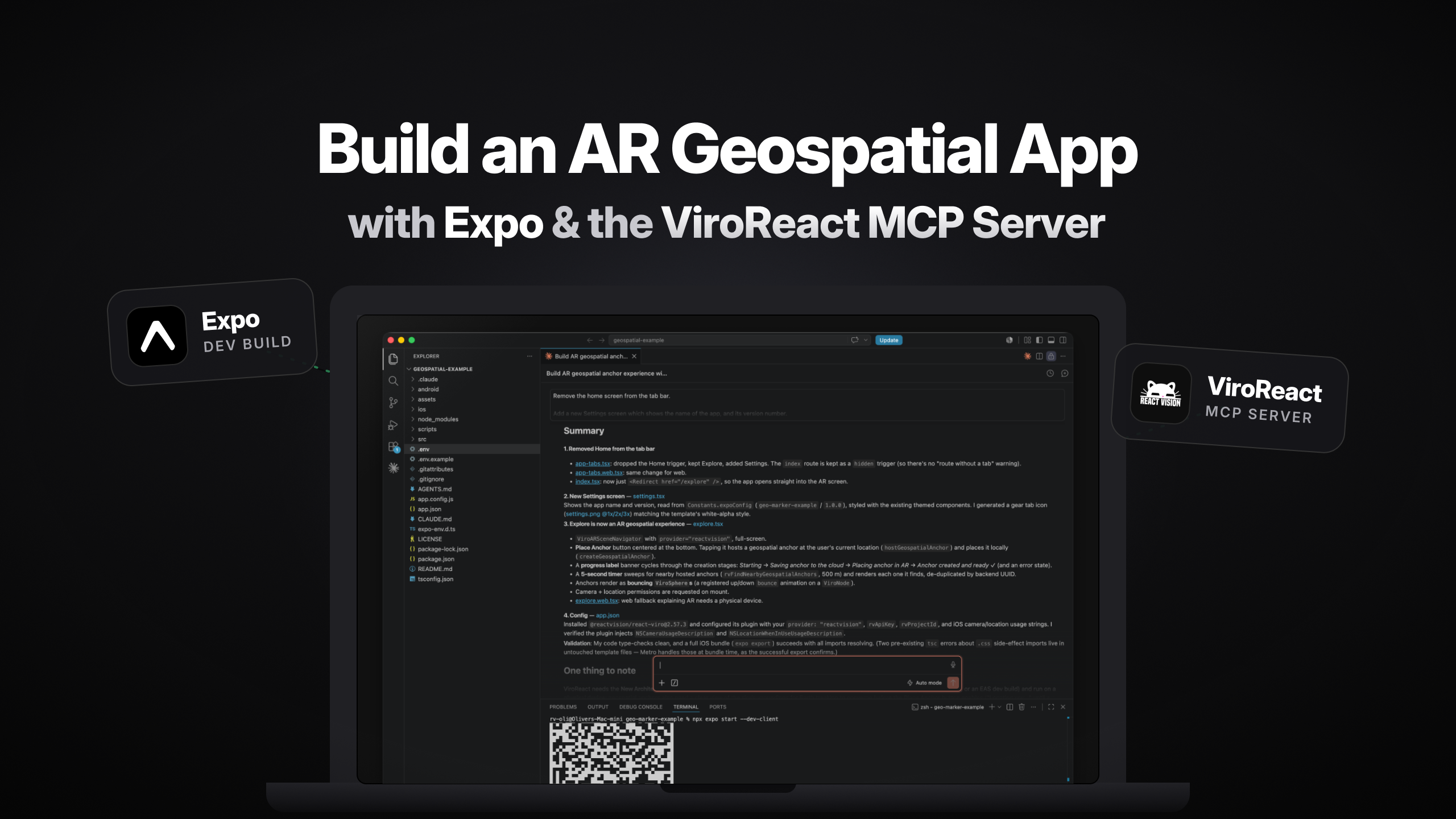 Build a Geospatial AR App in React Native with Claude Code and ViroReact