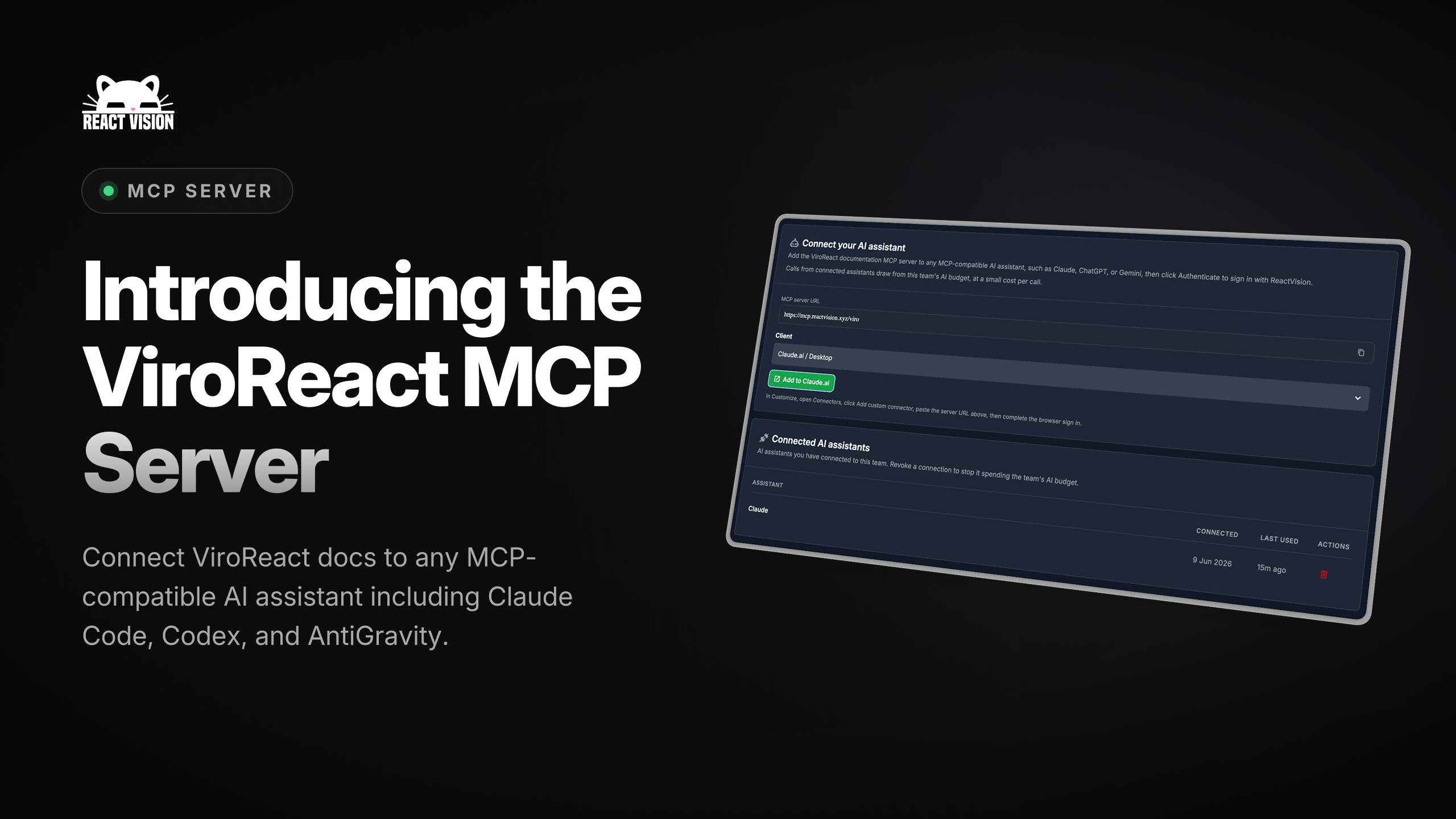 Introducing the ViroReact MCP Server