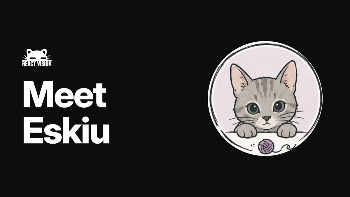 Meet Eskiu thumbnail: ReactVision Labs branding for the Eskiu systems language announcement