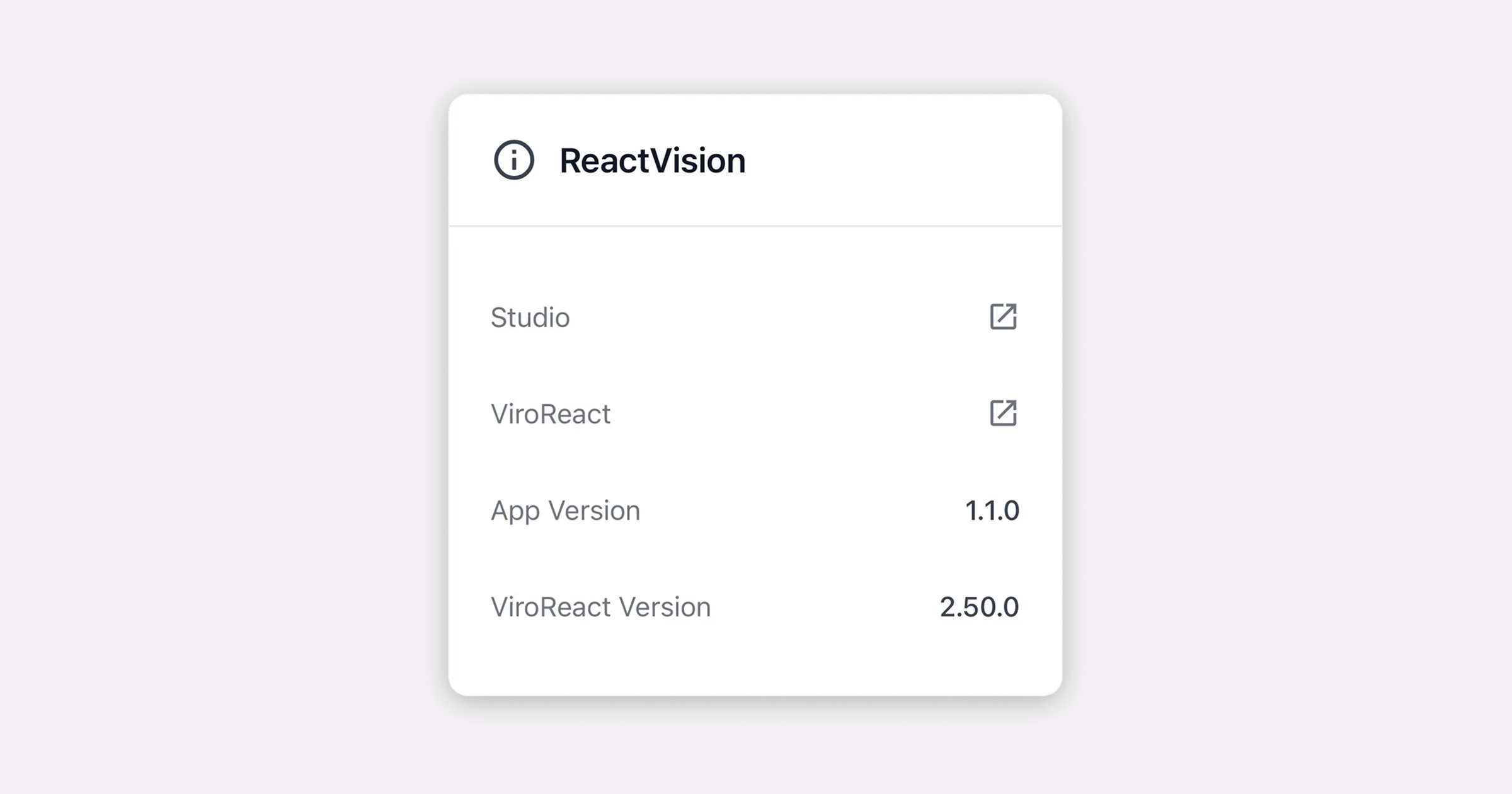 StudioGo now comes with ViroReact 2.50.0