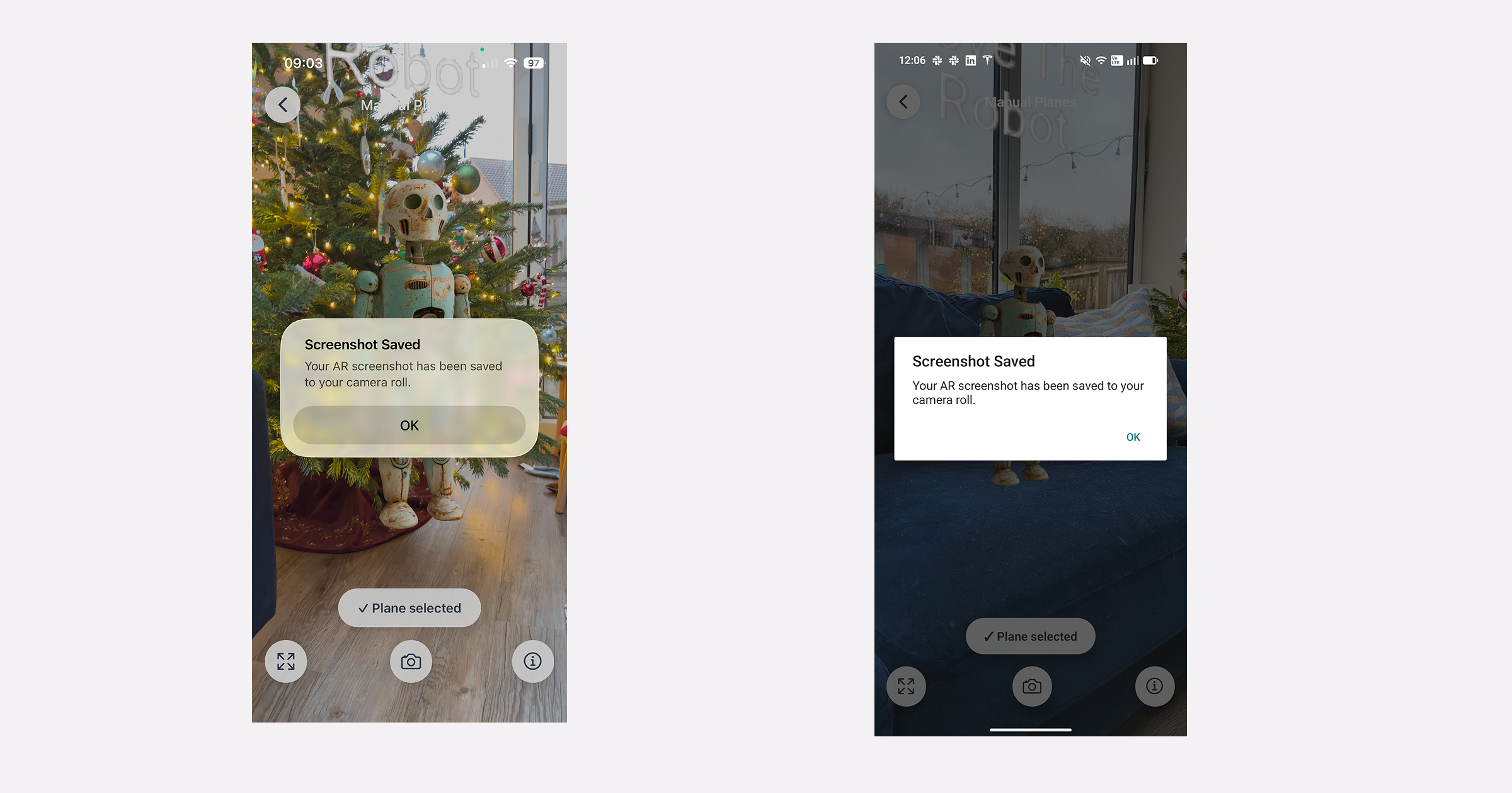 New Camera button enables you to take screenshots of your Scene