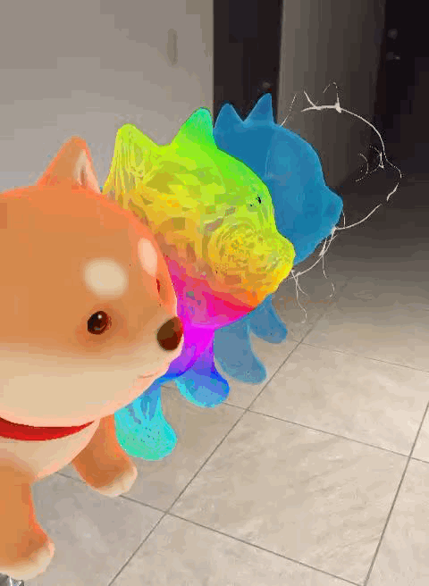 An animation showing the different effects you can build using shaders.