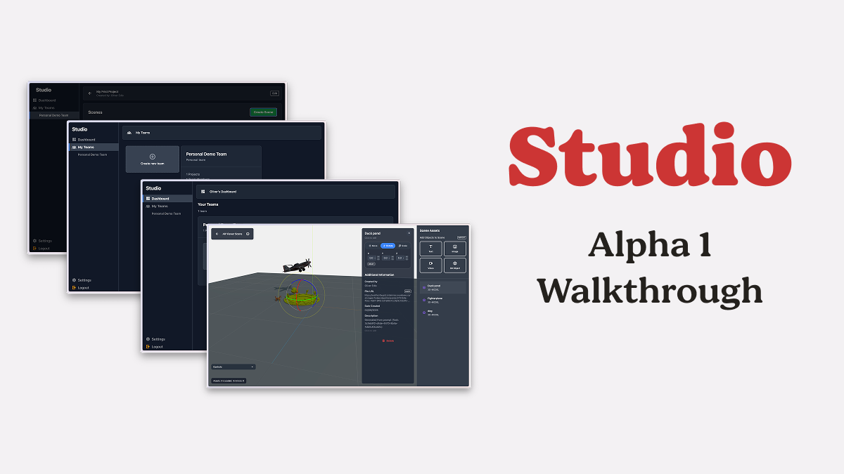 Studio Alpah 1 Release Walkthrough
